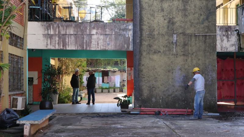 Lição de Casa   reforma escola Fernando Gomes