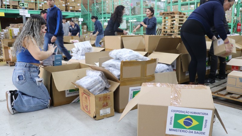 Kits de medicamentos chegam ao RS set2023