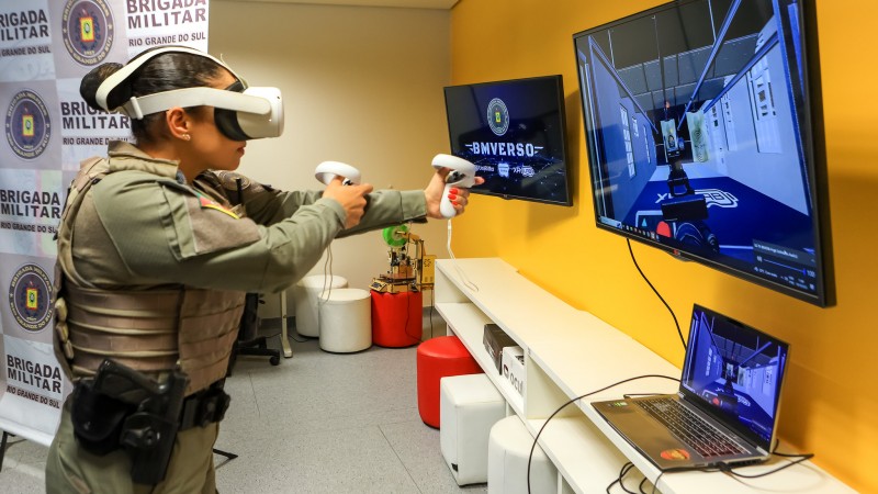 BM Verso tecnologia nova na Brigada Militar
