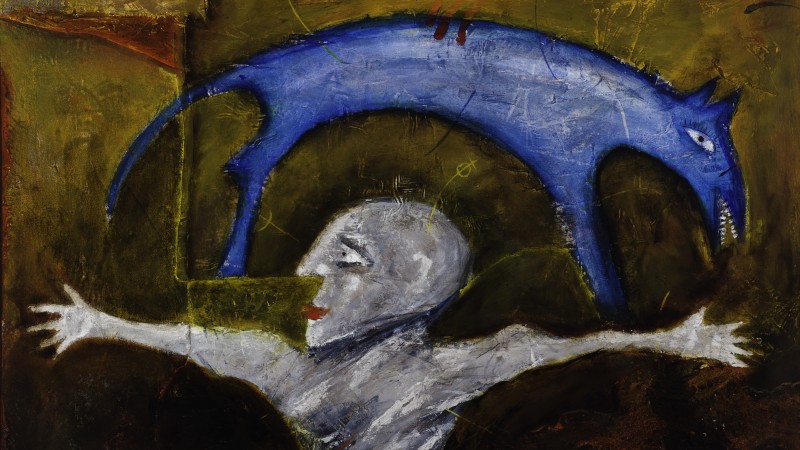 "Quem me habita" (1980) é uma das obras do artista incluídas na mostra