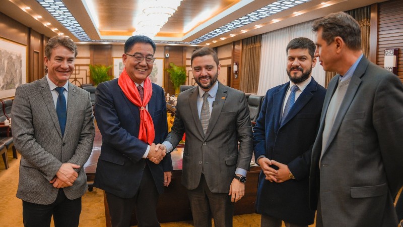 Reunião com secretário geral do Ministério da Agricultura, em Pequim