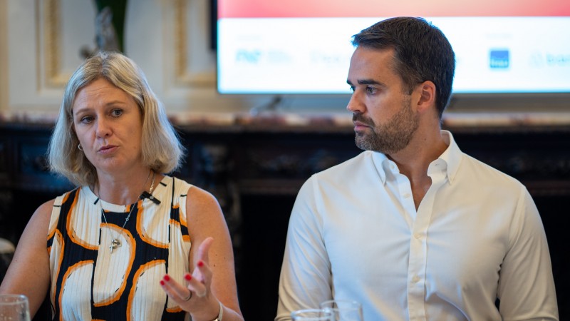 Paula e Leite detalharam aos jornalistas como será o Connex 2024
