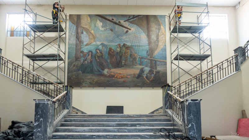 Reinstalação das telas do Instituto de Educação   Maurício Tonetto 4