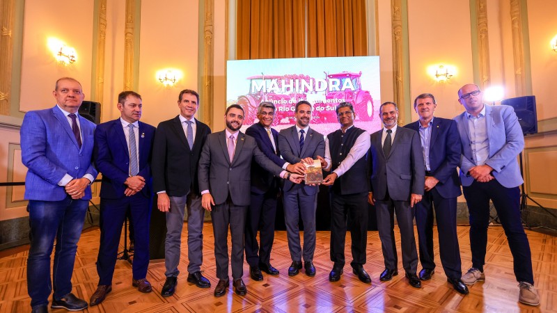 Apresentação de investimentos da empresa Mahindra Tratores
