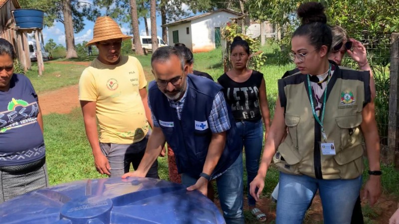 Depois de visitar a Terra Indígena do Guarita, força tarefa contra a dengue encerra atividades em Palmeira das Missões
