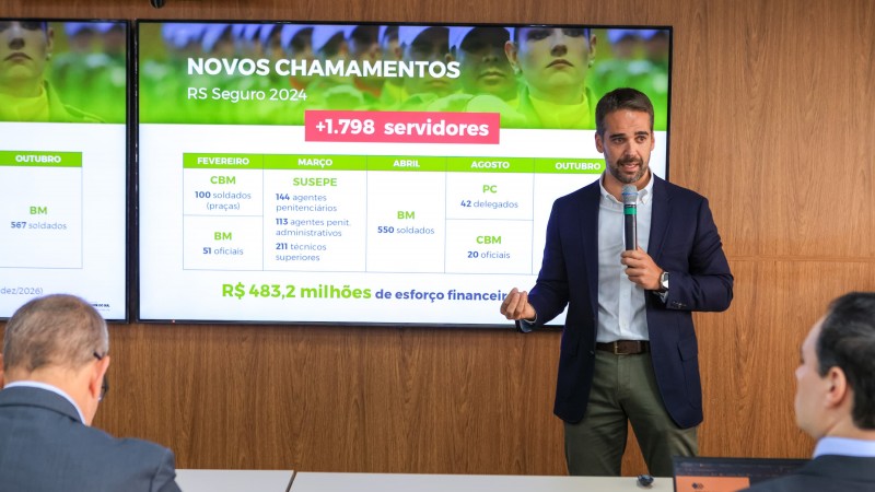 Anúncio do chamamento de novos servidores da Segurança Pública