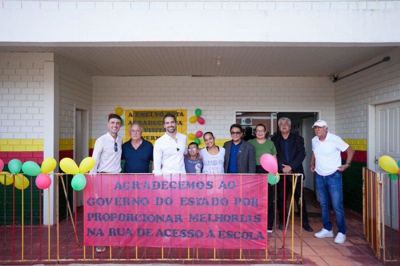 Escola Vó Tota será beneficiada com a pavimentação