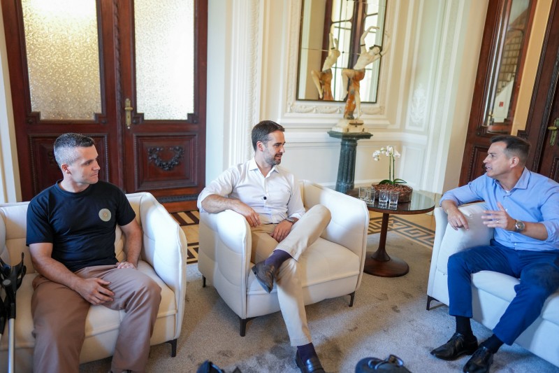 Jaison, Leite e Caron no Piratini