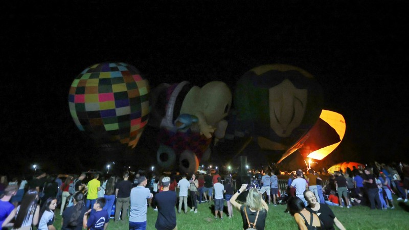 Abertura do II Festival Internacional de Balonismo