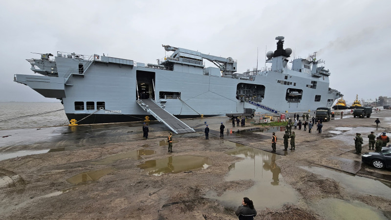 Rio Grande do Sul recebe maior navio de guerra da América Latina (1)