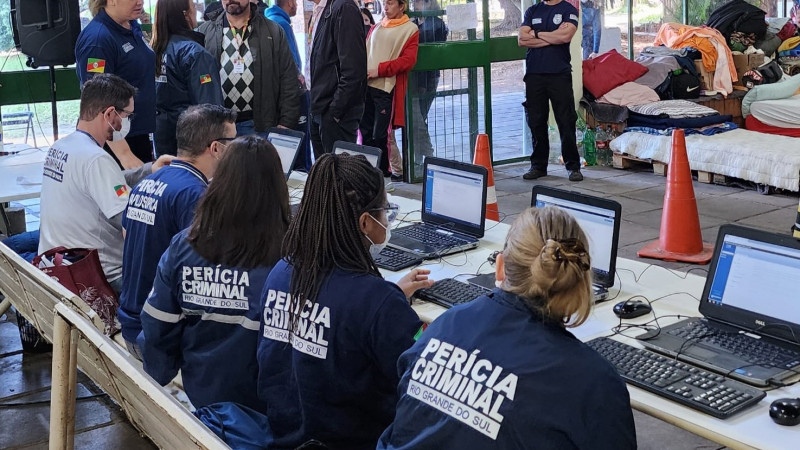 Início da impressão de RG em abrigos 2024