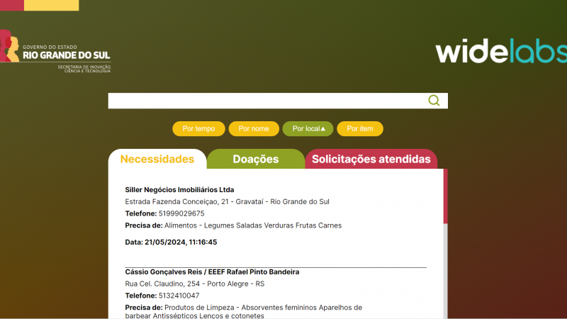 Abrigos e instituições já estão recebendo doações pelo Solidariedade RS