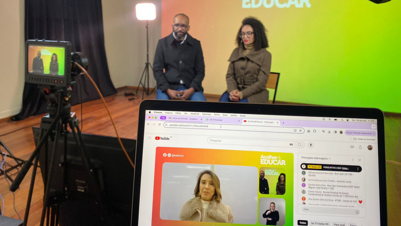 Lançamento do programa Acolher e Educar