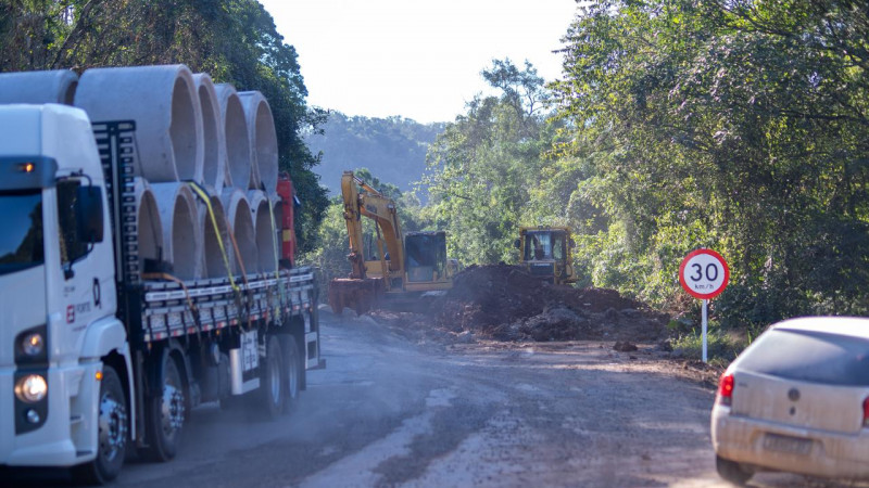 Início das obras em Muçum