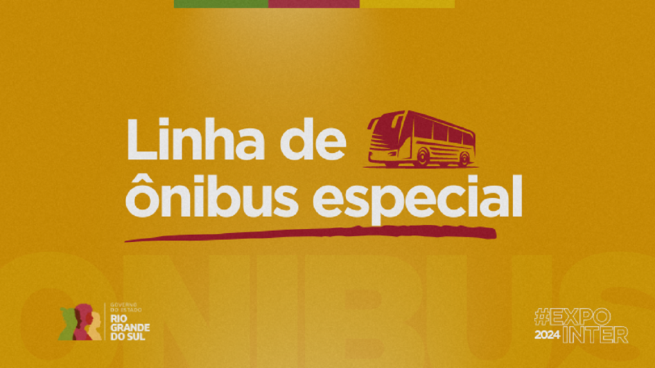 Car escrito Linha de ônibus especial.