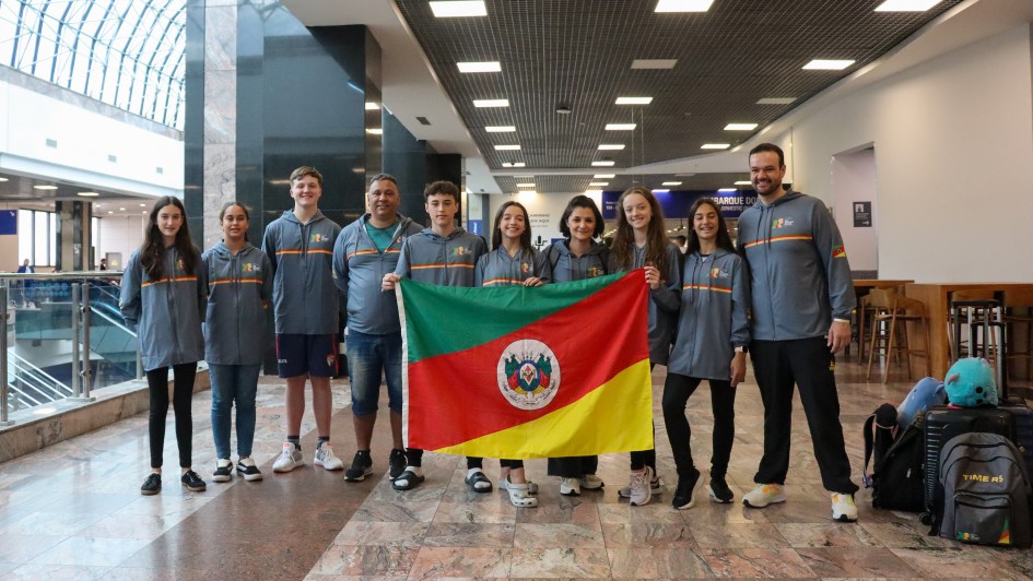 Delegação gaúcha embarca para Jogos da Juventude