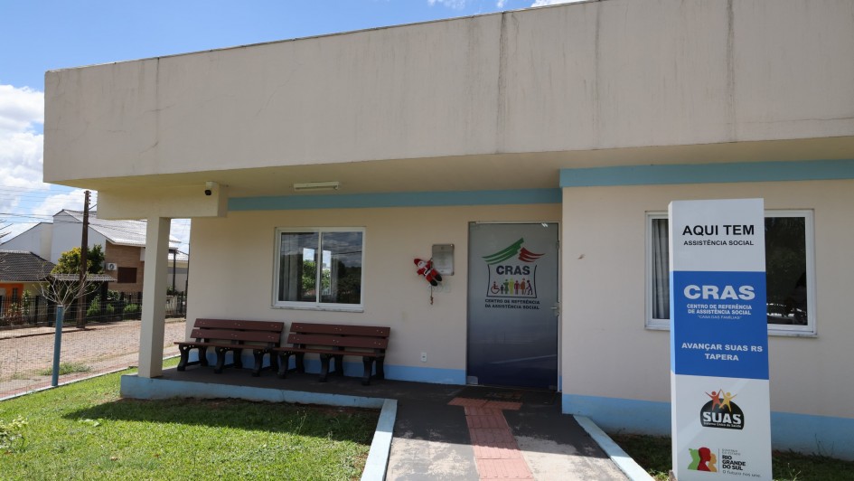 Imagem da fachada do Cras de Lagoa dos Três Cantos.