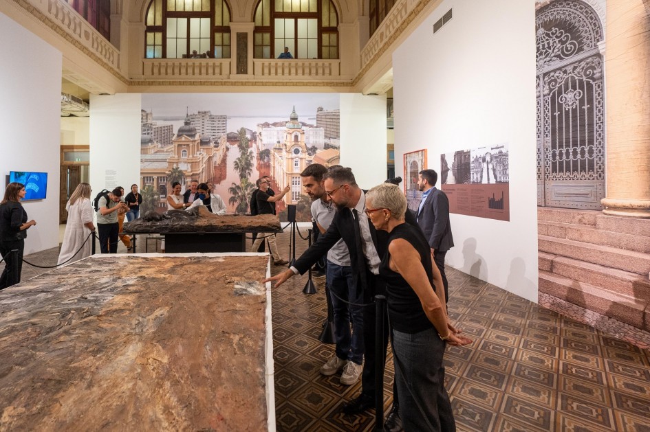 Interno Na reabertura do Museu de Arte do RS, Leite destaca o empenho das pessoas