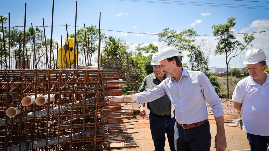 Secretário Juvir Costella vistoria obra ponte entre Lajeado e Arroio do Meio JAN 2025