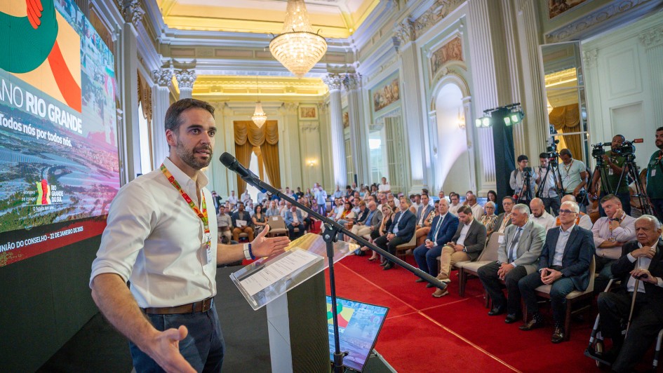 Governador na reunião do Conselho do Plano Rio Grande