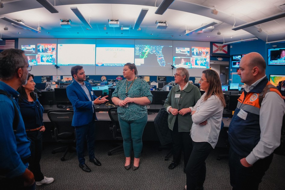 Visita ao Centro de Gestão de Emergências da Flórida 2