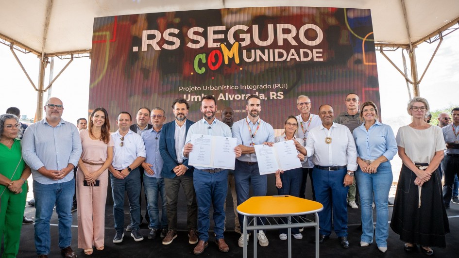 Leite assina ordem de início para execução de Projeto Urbanístico no bairro Umbu, em Alvorada