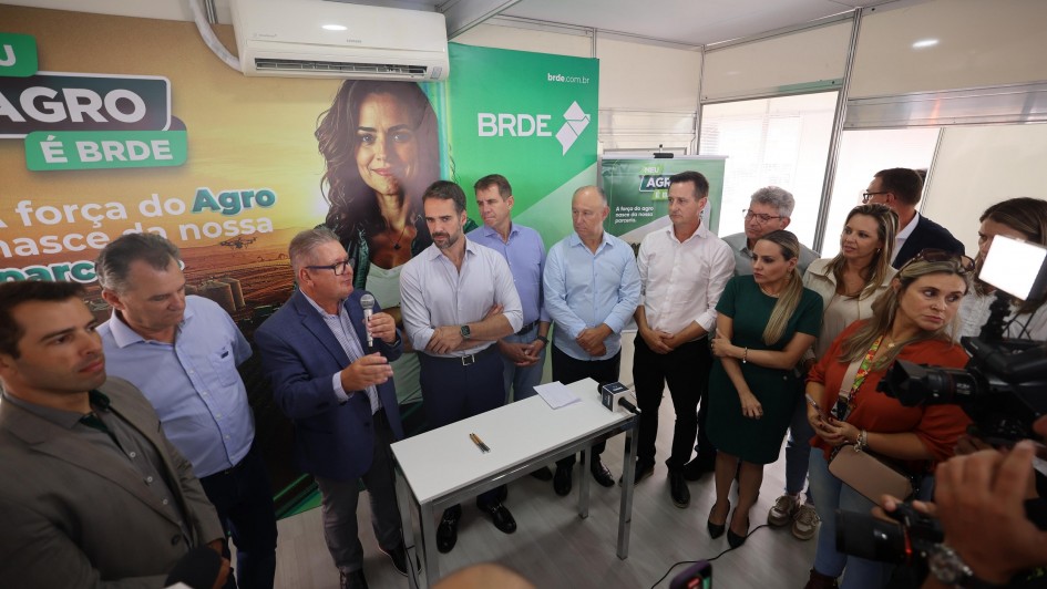 BRDE alcança R$ 278,7 milhões em novos financiamentos durante Expodireto 2025