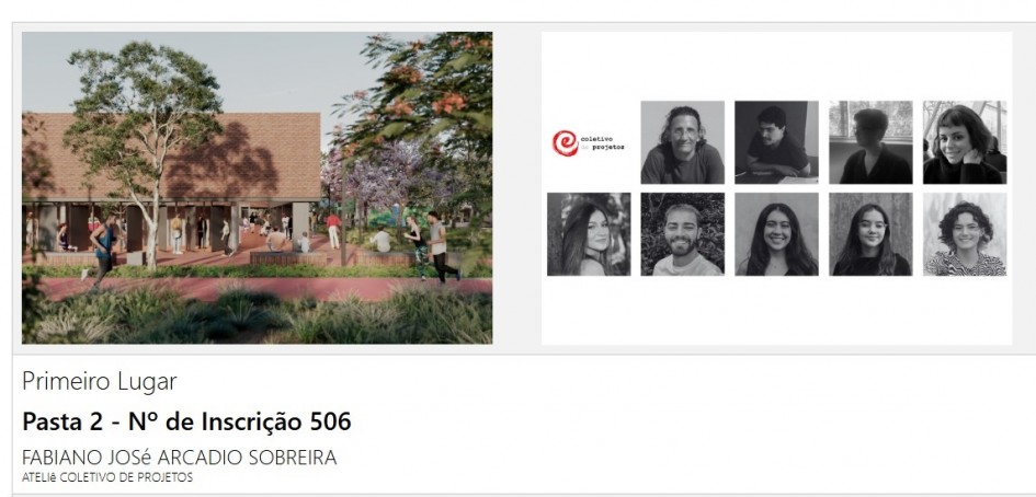 Colocação dos vencedores
