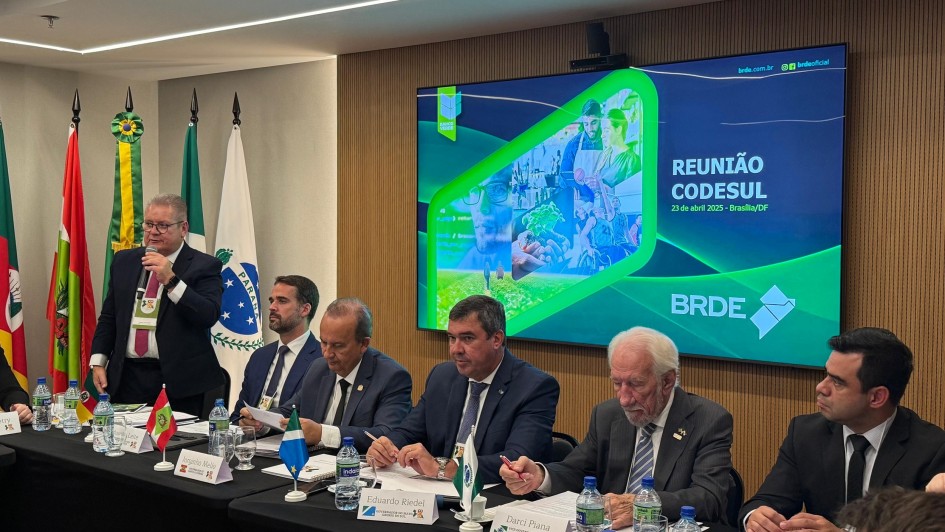 Reunião do BRDE com governadores do Codesul 