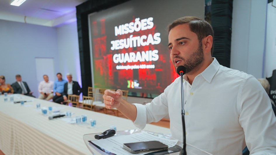 Gabriel Souza faz anúncio de recursos para cidades da Região Missioneira 
