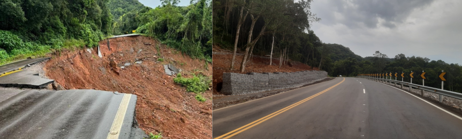 Reconstrução do Km 88 da ERS-129