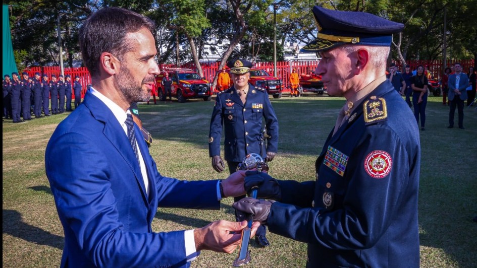 Posse do novo comandante dos bombeiros 2025