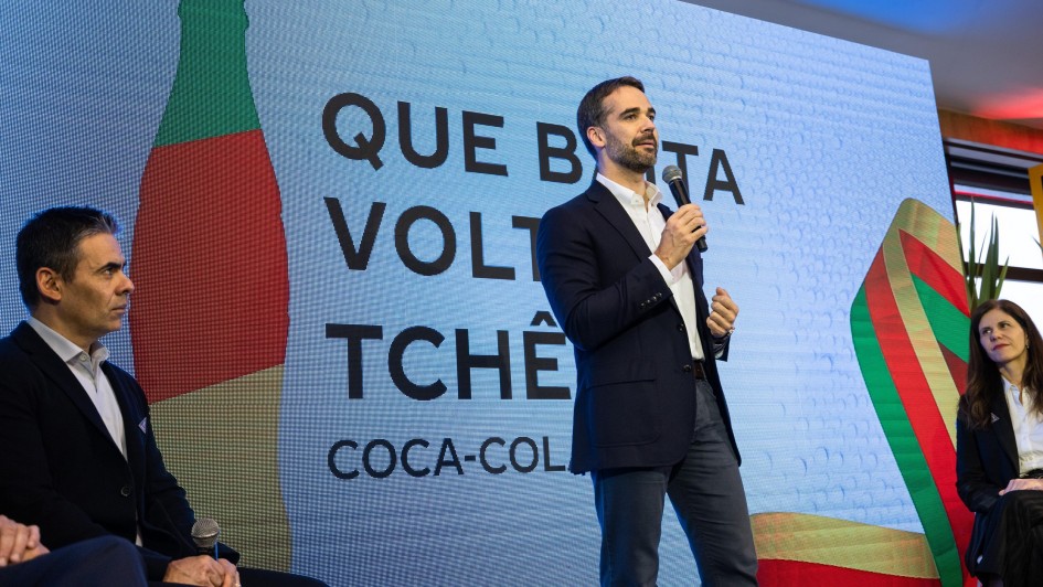 Leite na reinauguração da unidade da Coca-Cola