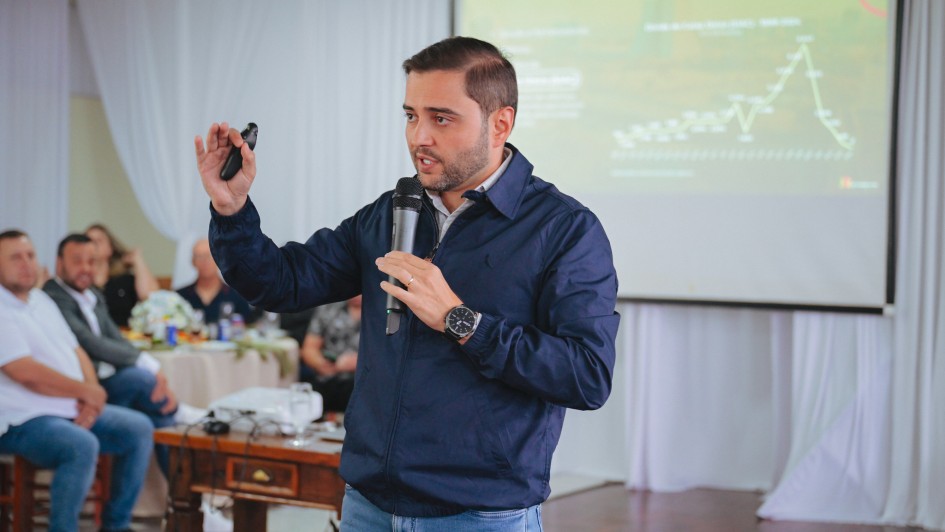 Palestra do vice-governador sobre investimentos do Estado no vale do Paranhana