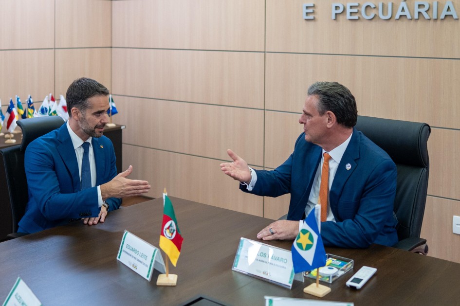 Eduardo Leite no Ministério da Agricultura