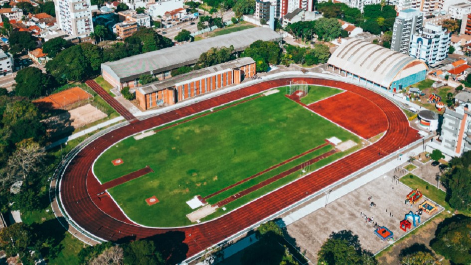 vista aérea do Cete