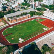 vista aérea do Cete