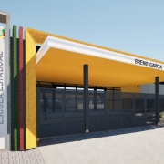 Novos padrões visuais e de construção serão utilizados na escola do loteamento Breno Garcia maio de 2025