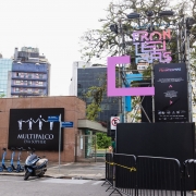 Montagem dos palcos do Festival Fronteiras 