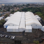 Imagem aérea do Centro de Acolhimento Vida