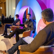 Leite dividiu o palco com Fernando Schuler e Marcelo Rech