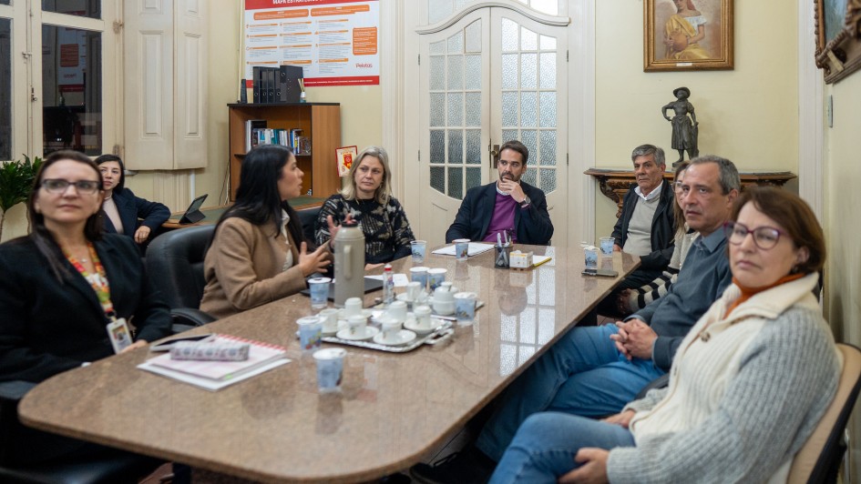 Reunião ocorreu na sede da Prefeitura de Pelotas