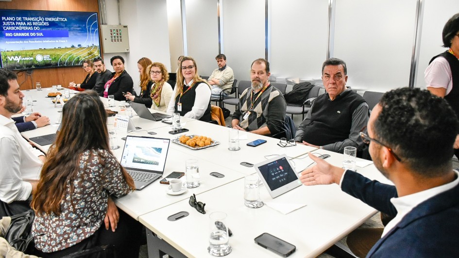 Reunião sobre Plano de Transição Energética Justa para as regiões carboníferas do Rio Grande