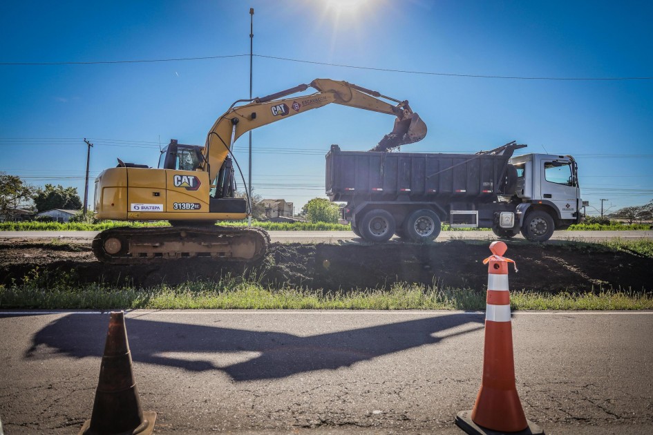 Estado inicia obra de binário sobre a ERS 118 em Gravataí 2025