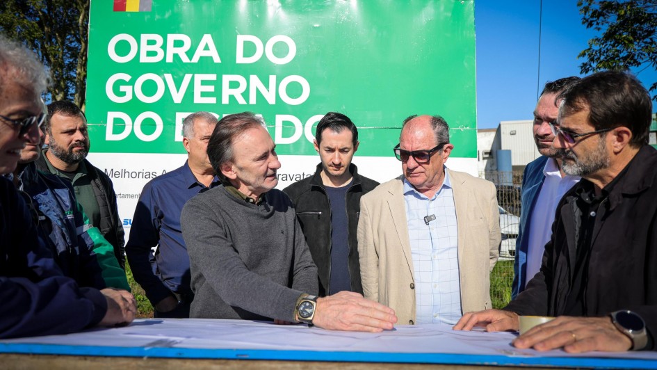 Costella e Faustino Estado inicia obra de binário sobre a ERS 118 em Gravataí 2025