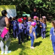 Foto mostra atividade na Área de Relevante Interesse Ecológico do Litoral Norte, em Tramandaí