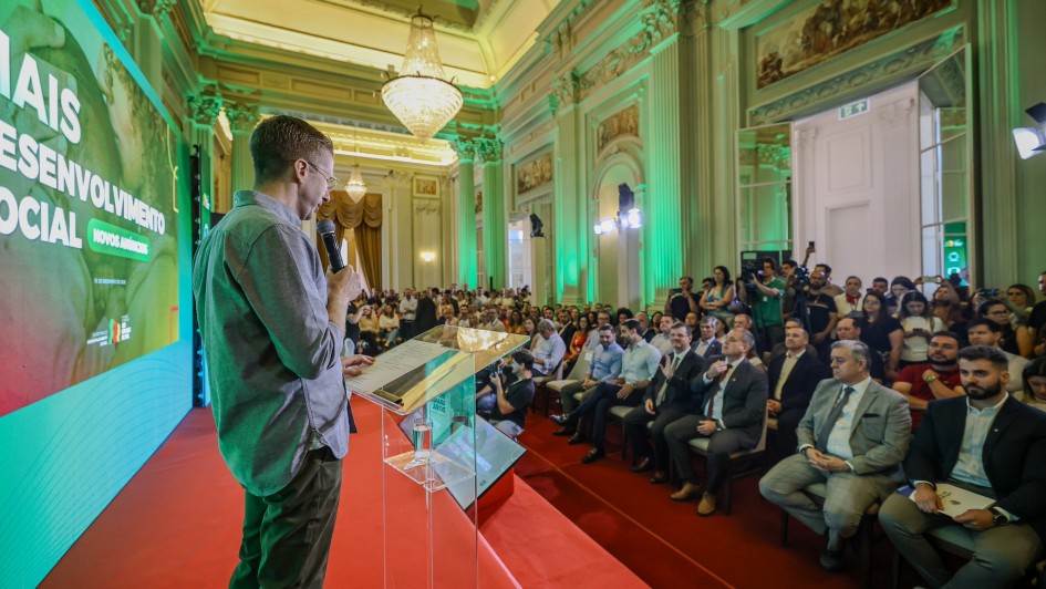 Apresenta&ccedil;&atilde;o do programa no Pal&aacute;cio Piratini.