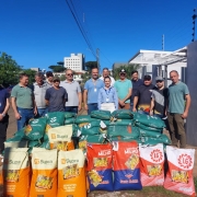 SDR entrega 385 sacas do Programa Milho 100% a munic&iacute;pios atingidos por granizo no Alto Uruguai