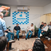 Vice governador Gabriel Souza participa de reuni&atilde;o na AMUFRON, em Santa Rosa  Fotos Rodrigo Ziebell  GVG