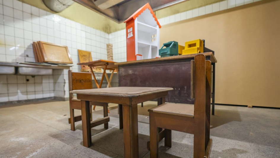 Foto mostra marcenaria na Penitenci&aacute;ria Modulada Estadual de Montenegro